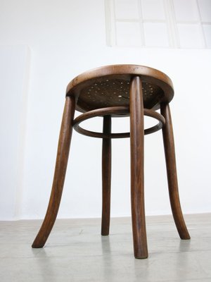 Antique Star Piano Stool in Bentwood-HGJ-1453548