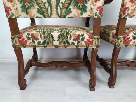 Antique Style Castle Armchairs, Set of 2-EAD-1821063