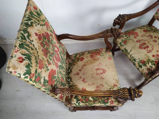 Antique Style Castle Armchairs, Set of 2-EAD-1821063