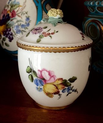 Antique Sugar Bowl in Porcelain from Sevres, 1766-OZS-1344477