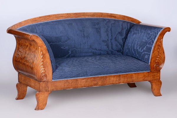 Antique Swedish Birch Sofa, 1820s-WHY-1734208