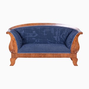 Antique Swedish Birch Sofa, 1820s-WHY-1734208