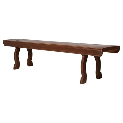 Antique Swedish Country House Bench in Pine-MJF-1371275