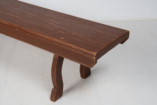 Antique Swedish Country House Bench in Pine-MJF-1371275