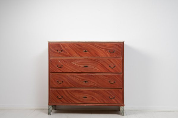 Antique Swedish Gustavian Country Chest of Drawers-MJF-1291496