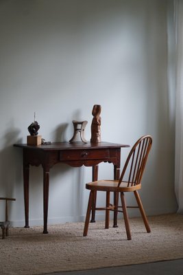 Antique Swedish Gustavian Red Stained Pine Desk, 19th Century-MXF-1717835