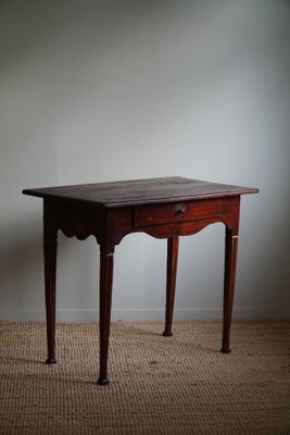 Antique Swedish Gustavian Red Stained Pine Desk, 19th Century-MXF-1717835