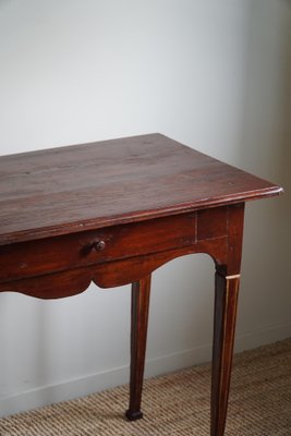 Antique Swedish Gustavian Red Stained Pine Desk, 19th Century-MXF-1717835