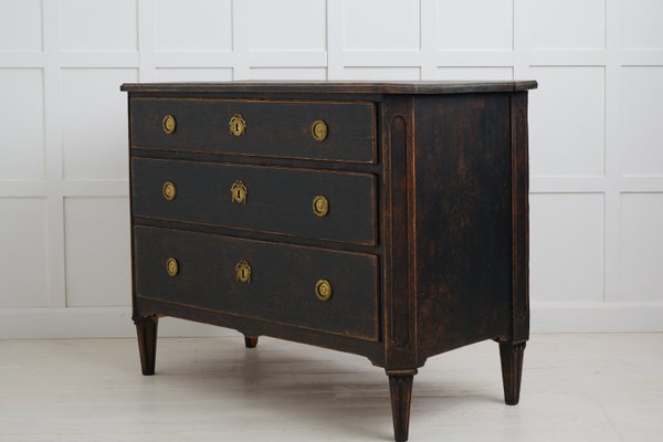 Antique Swedish Gustavian Style Chest of Drawers with Original Hardware-MJF-2034313