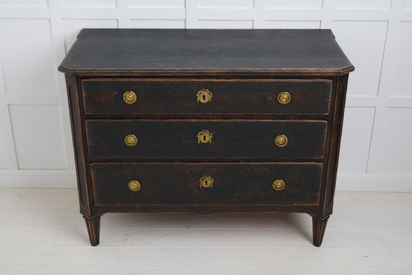 Antique Swedish Gustavian Style Chest of Drawers with Original Hardware-MJF-2034313