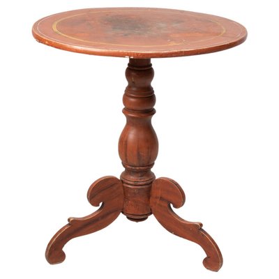 Antique Swedish Rustic Pedestal Table in Pine-MJF-1292426