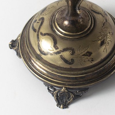 Antique Swedish Silver Plated Tazza from Gab-IXK-1216159