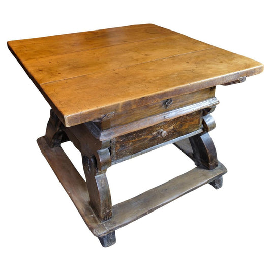 Antique Swiss Cheeseboard in Oak, 1720s