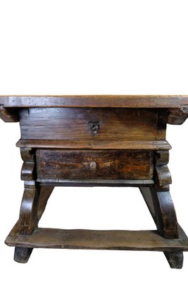 Antique Swiss Cheeseboard in Oak, 1720s-UY-1723442