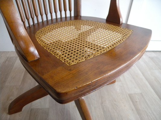 Antique Swivel Desk Chair, USA, 1880s-FEO-1767713