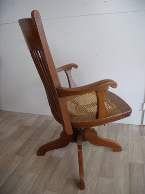 Antique Swivel Desk Chair, USA, 1880s-FEO-1767713