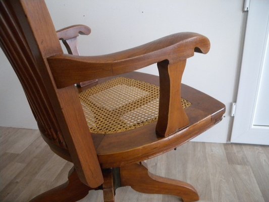 Antique Swivel Desk Chair, USA, 1880s-FEO-1767713