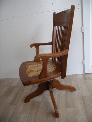 Antique Swivel Desk Chair, USA, 1880s-FEO-1767713