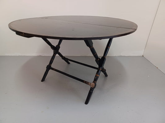 Antique Table in Beech and Mahogany, 1890s