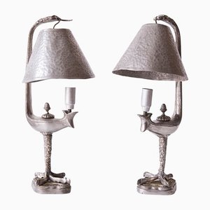 Antique Table Lamps, Set of 2-JWI-1160873