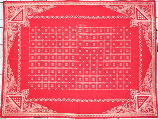 Antique Tablecloth by Otto Prutscher for Herburger-Rhomberg