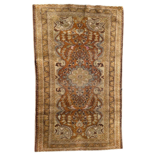 Antique Tabriz Jafar Rug, 1890s