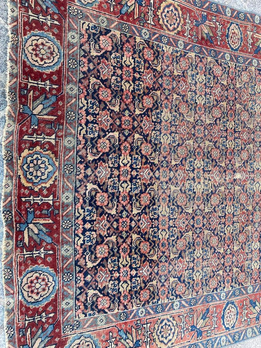 Antique Tabriz Rug, 1890s