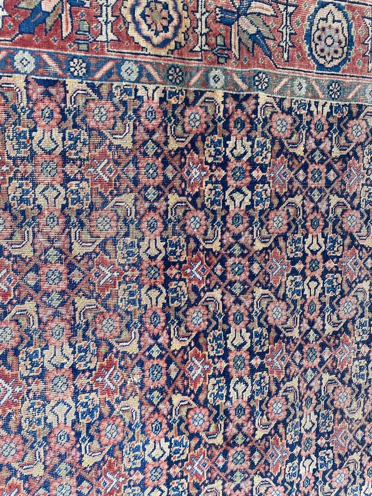 Antique Tabriz Rug, 1890s