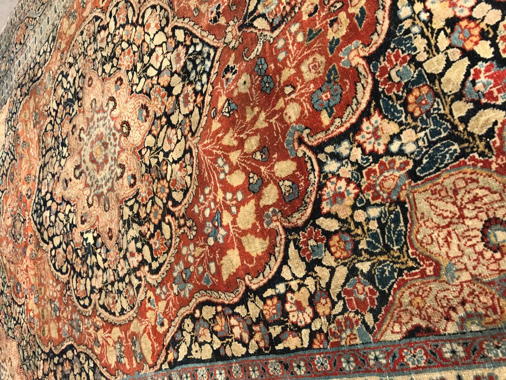 Antique Tabriz Rug