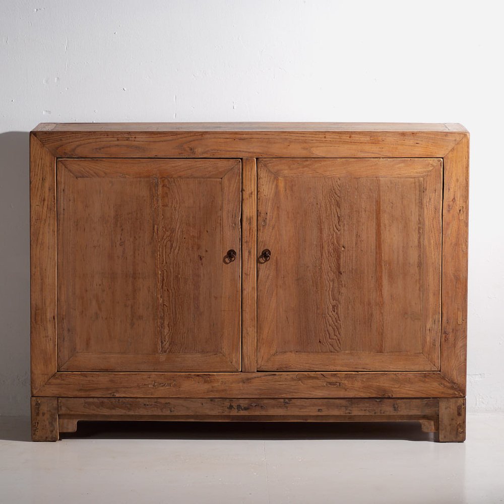 Antique Tall Sideboard in Pine Wood, 1920s