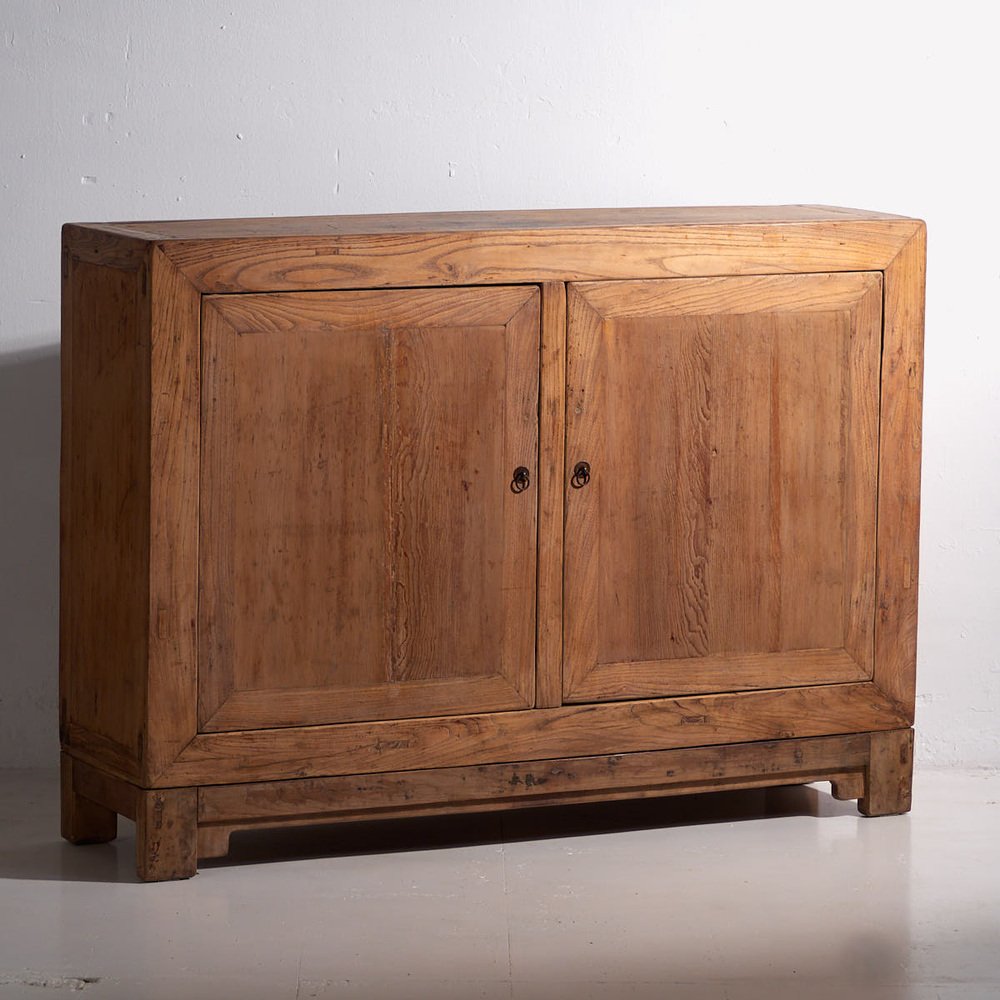 Antique Tall Sideboard in Pine Wood, 1920s