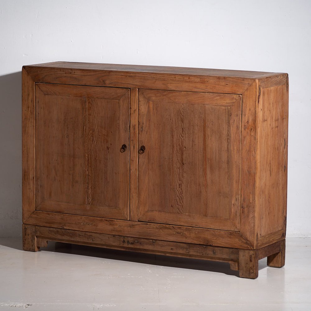 Antique Tall Sideboard in Pine Wood, 1920s