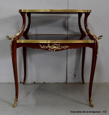 Antique Tea Trolley with Marquetry-RVK-852069