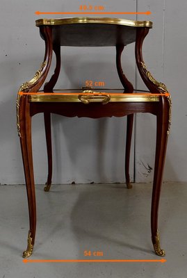 Antique Tea Trolley with Marquetry-RVK-852069