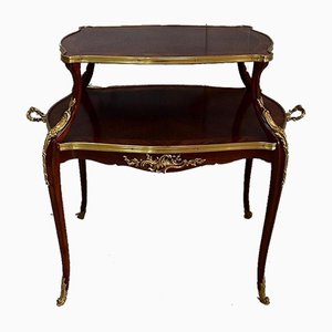 Antique Tea Trolley with Marquetry-RVK-852069