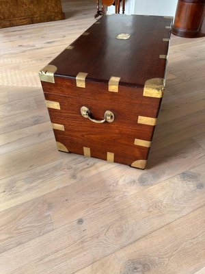 Antique Teak Colonial Chest-CUP-1703843