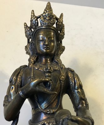 Antique Tibetan Vajrasattva Buddha in Bronze-LCR-837534