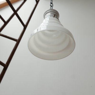 Antique Tiered Opaline Glass Pendant Lamp-JRP-951168