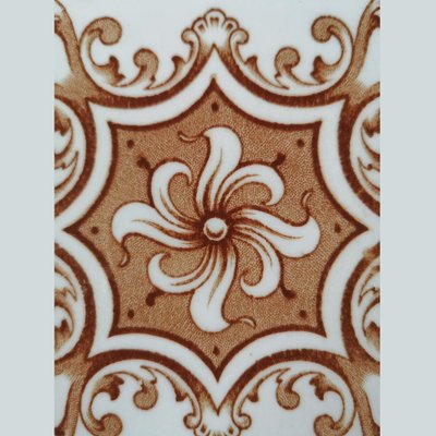 Antique Tile from Societe Morialme, 1920s, Belgium