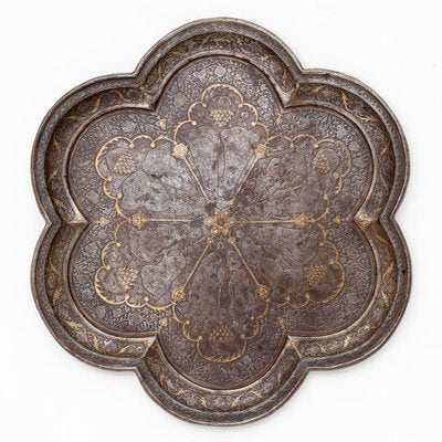 Antique Tray with Gold Inlay-VEI-1807926