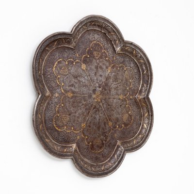 Antique Tray with Gold Inlay-VEI-1807926