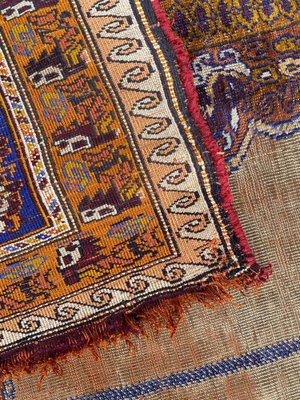 Antique Turkish Anatolian Distressed Fine Silk Cesareh Rug-YMM-1061704