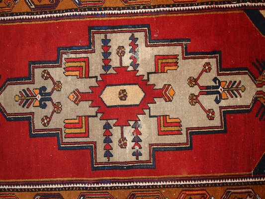 Antique Turkish Anatolian Rug, 1920s-JZV-952394