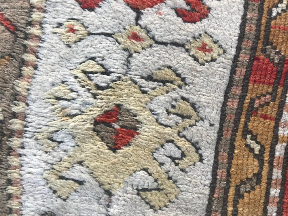 Antique Turkish Kazak Design Rug