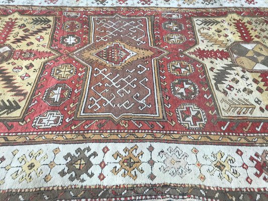 Antique Turkish Kazak Design Rug-YMM-1061922