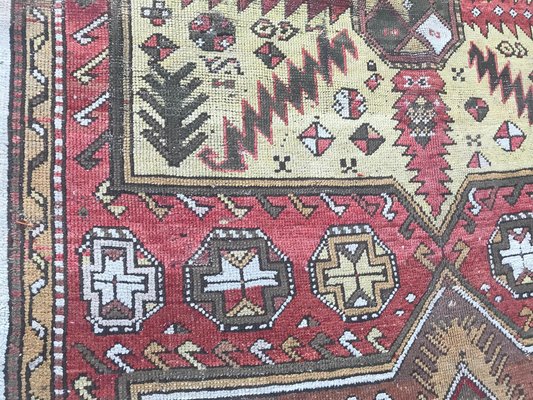 Antique Turkish Kazak Design Rug