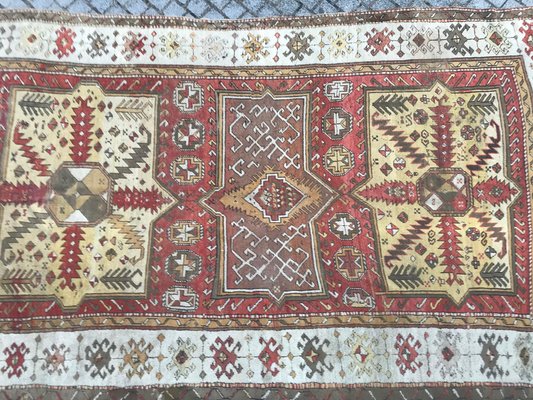 Antique Turkish Kazak Design Rug