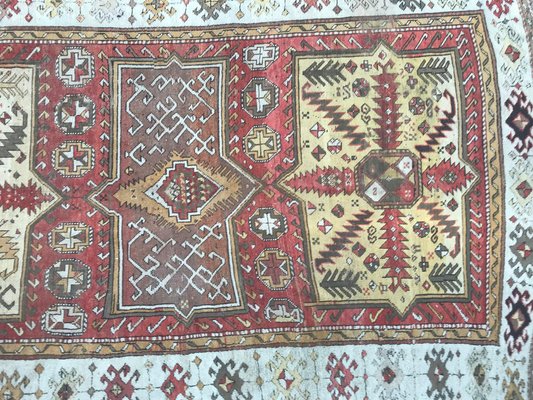 Antique Turkish Kazak Design Rug-YMM-1061922