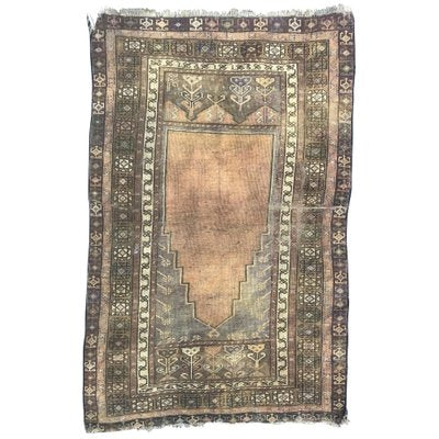 Antique Turkish Konya Prayer Rug-YMM-1139897