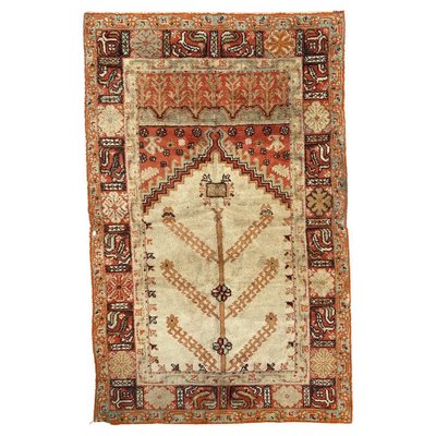 Antique Turkish Oushak Rug-YMM-1217706